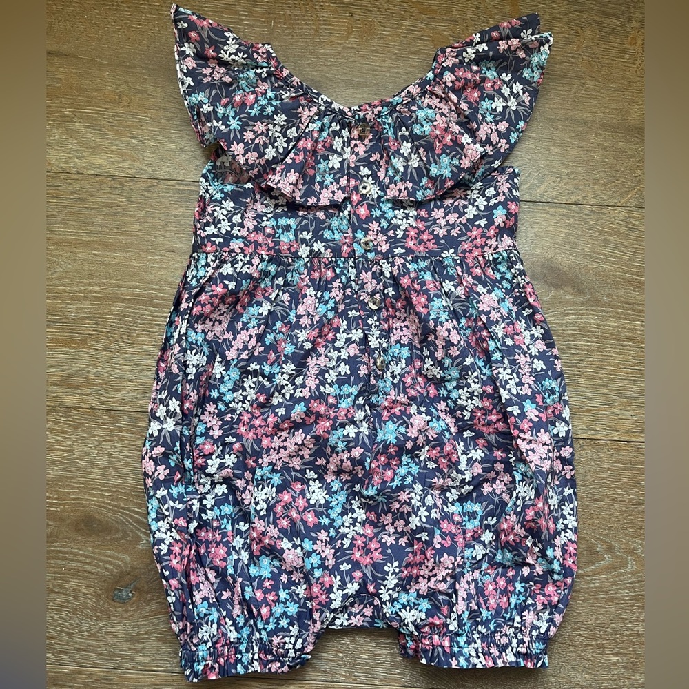 Oliver London Liberty Blue Romper | size 2-3Y